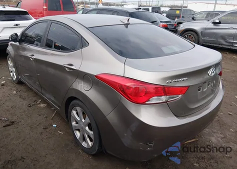2013 Hyundai Elantra Limited из США, поврежденный, VIN 5NPDH4AE3DH291663